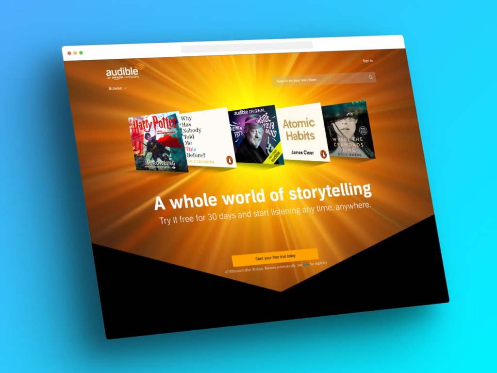 Audible Storefront