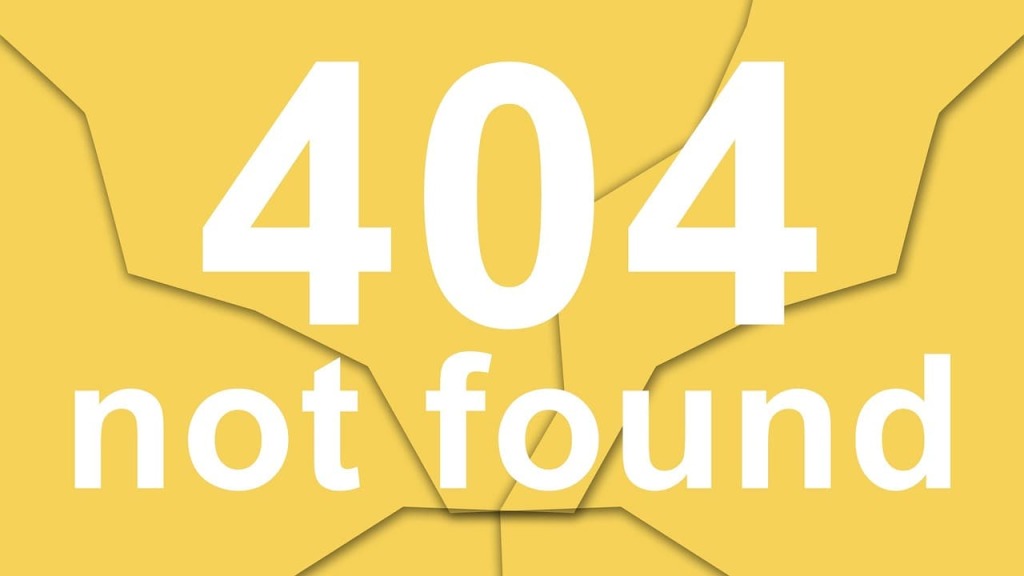 404 not found